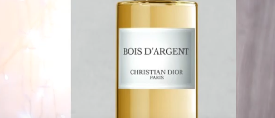 La flacon de Bois d'Argent de Dior